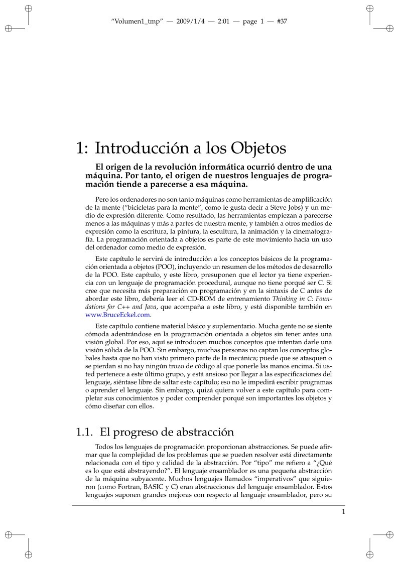 Imágen de pdf Pensar en C++ (Volumen 1)